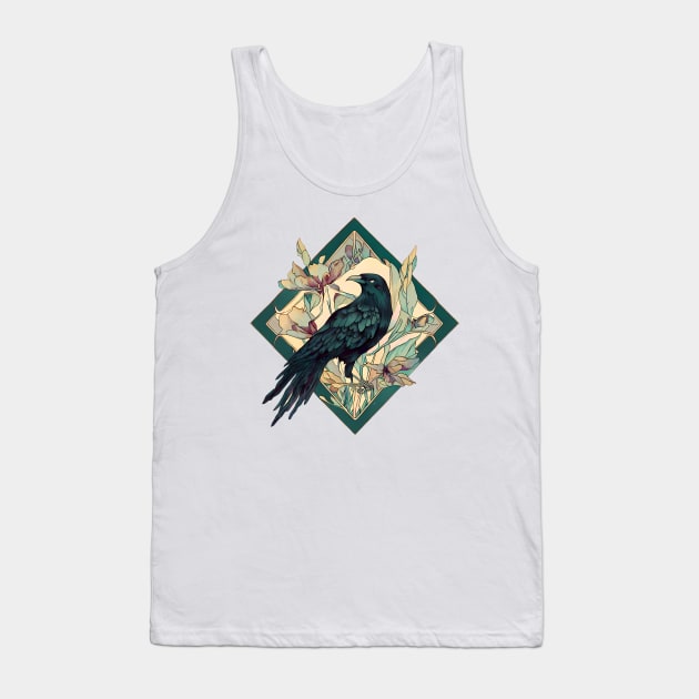 Raven Tank Top by Once Upon A Tee